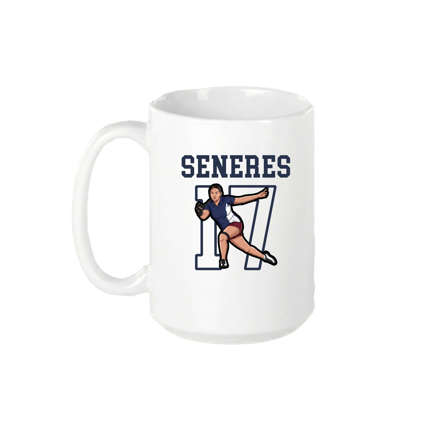 15oz Coffee Mug — Shirsey in White