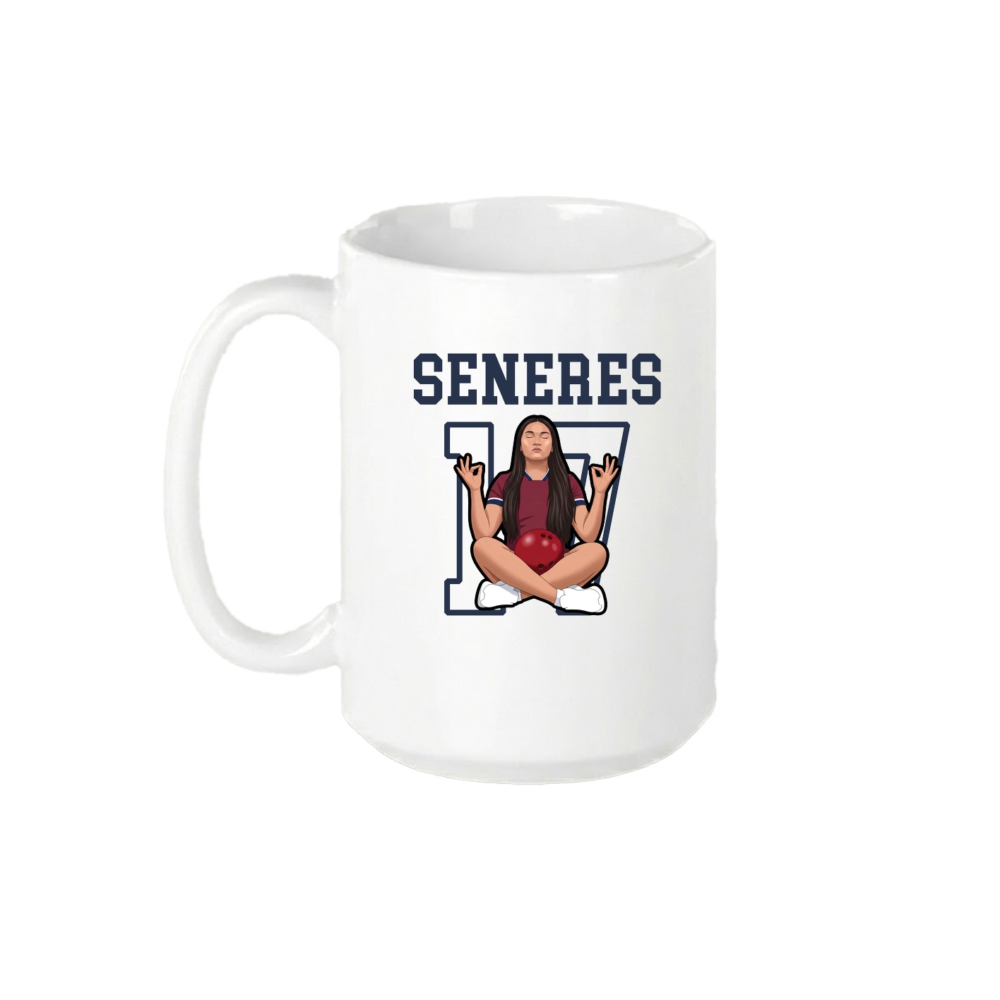 15oz Coffee Mug — Shirsey in White