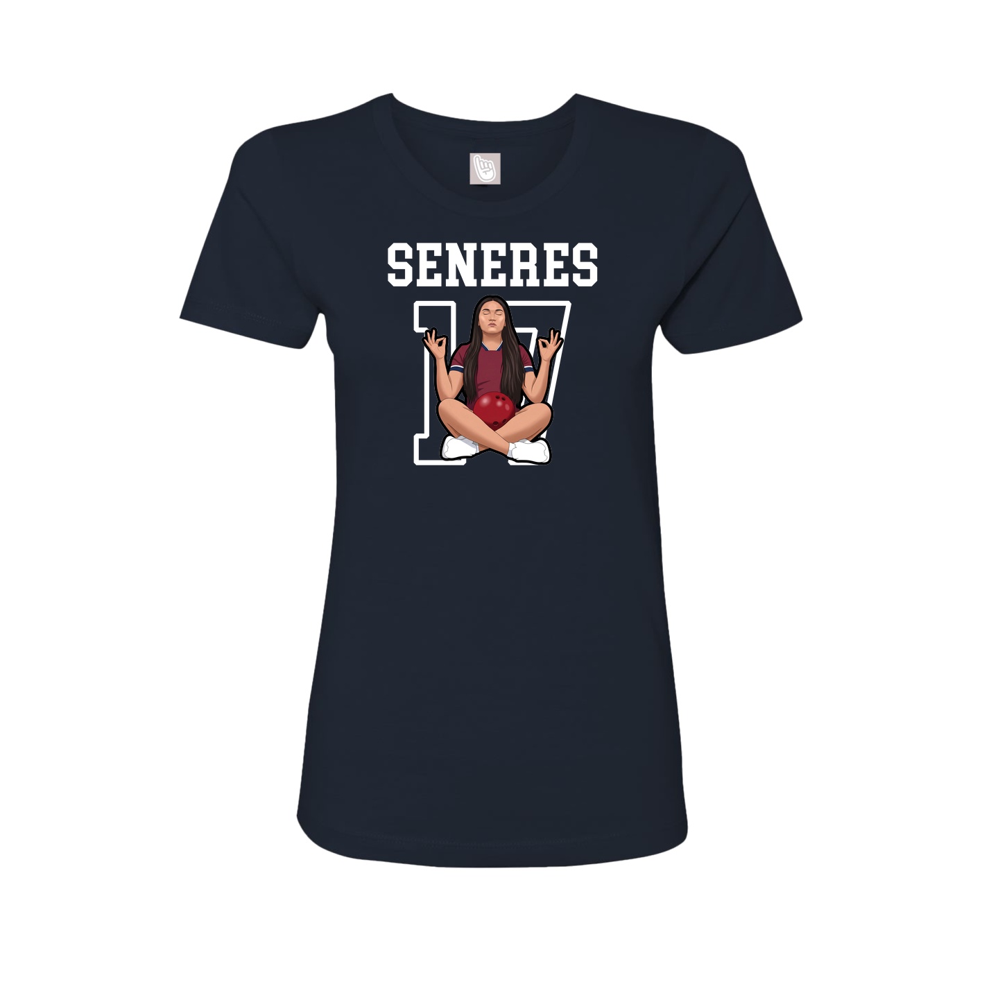 Fitted Women's Tee — Shirsey in Navy