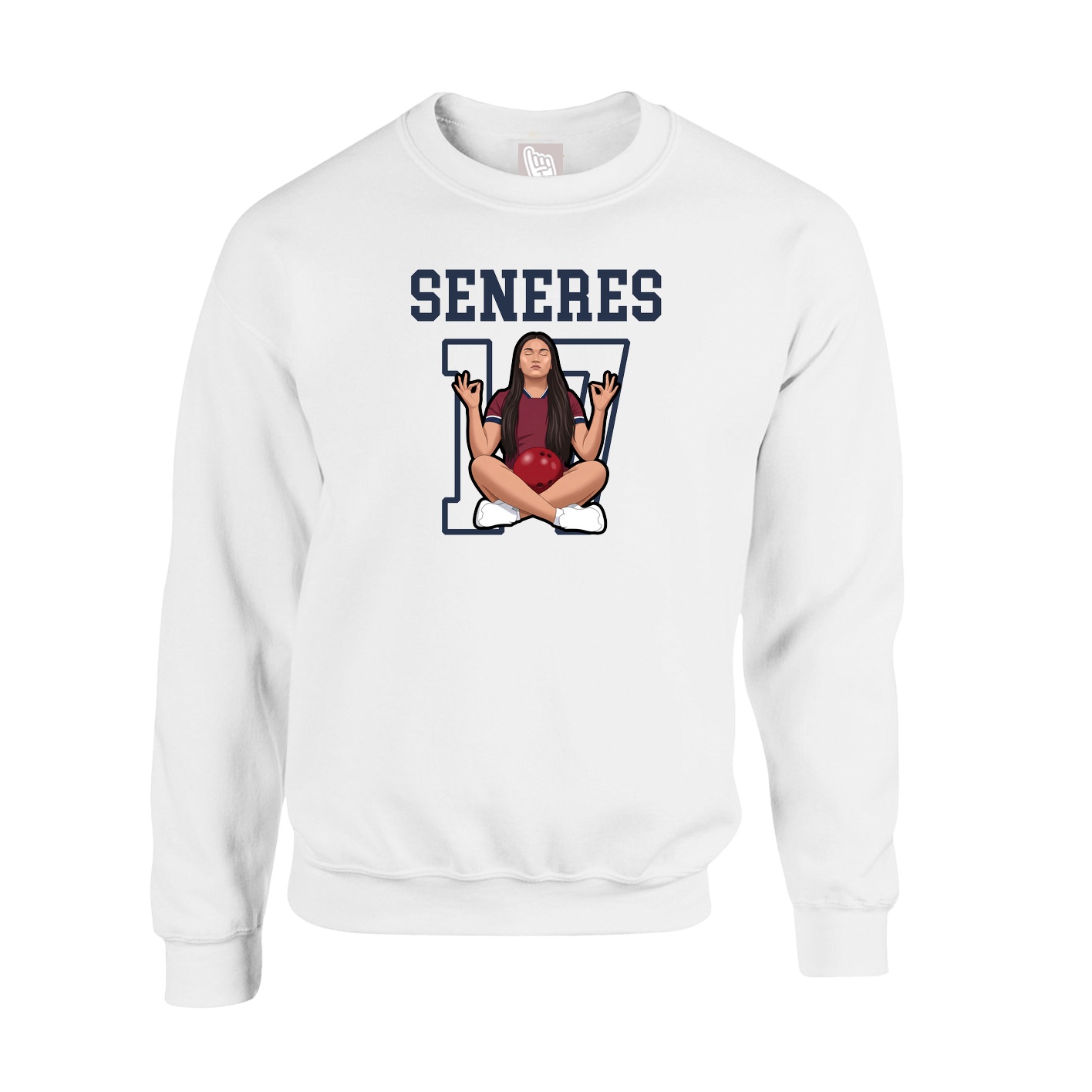 Fleece Crew — Shirsey in White