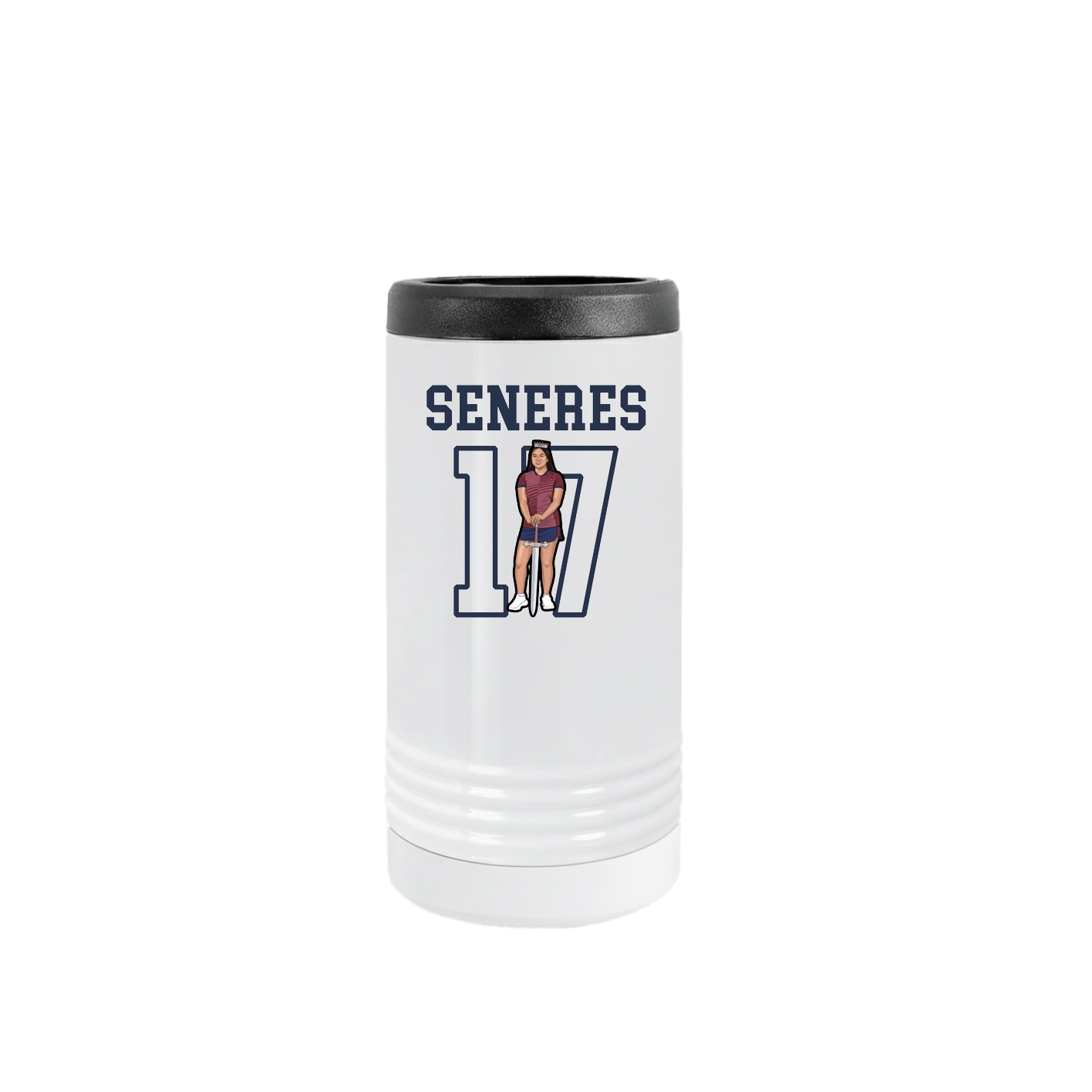Slim Beverage Holder — Shirsey in White
