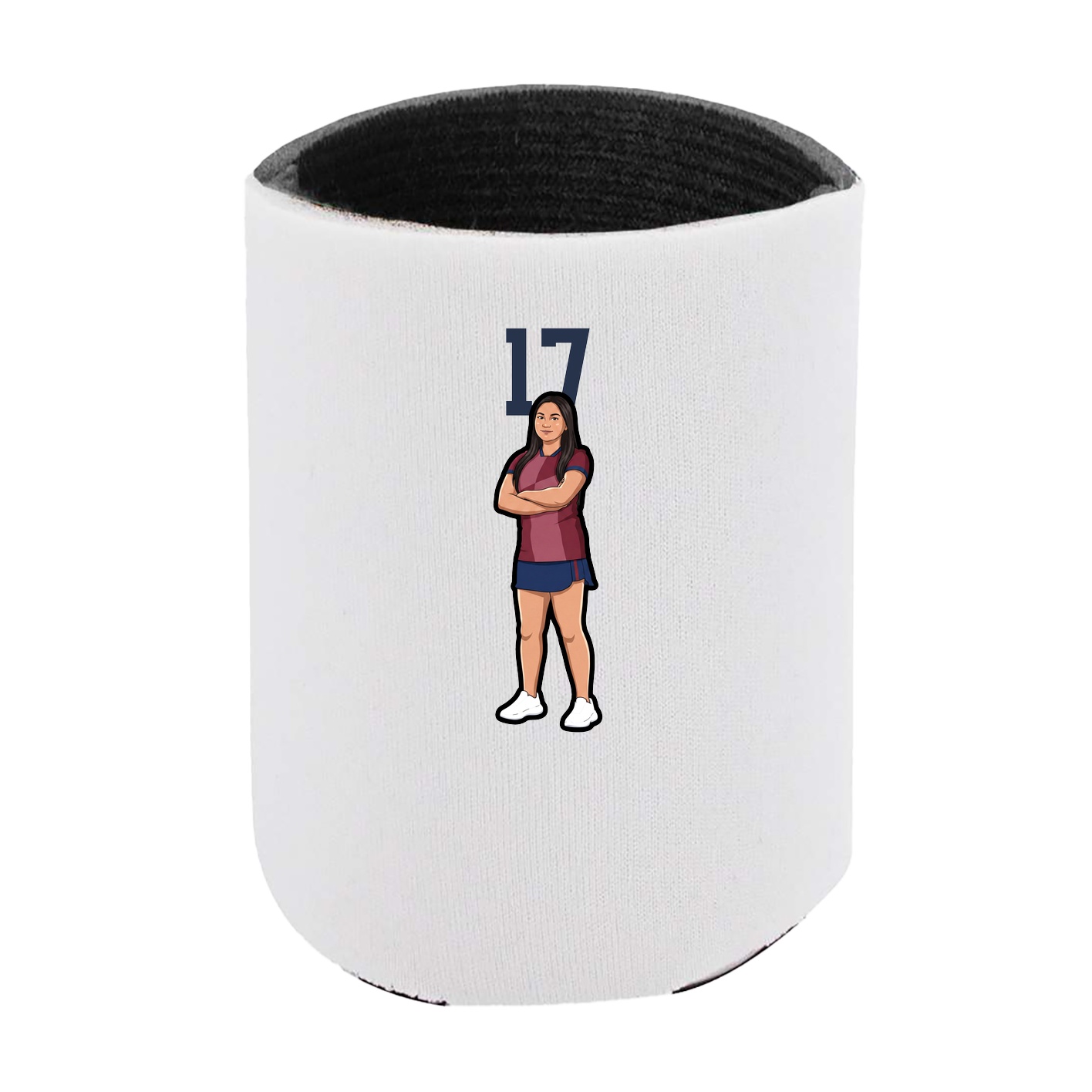 Can Holder — Number Top in White