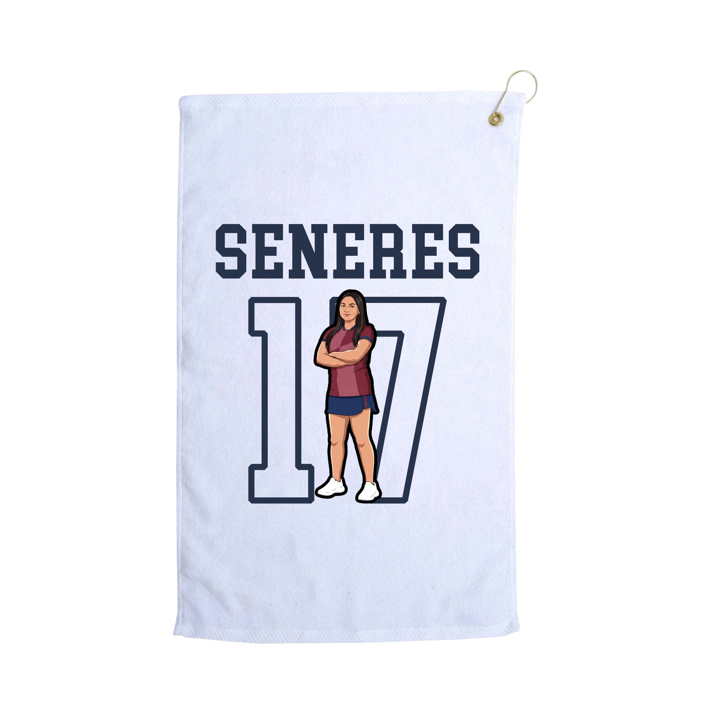 Golf Towel — Shirsey in White