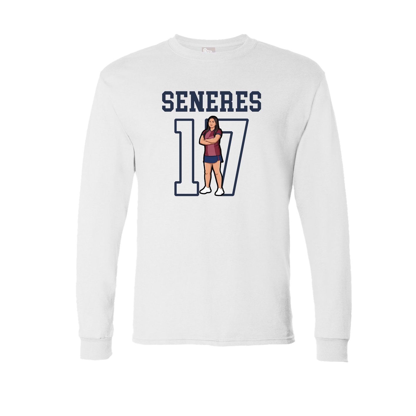 Long Sleeve Tee — Shirsey in White