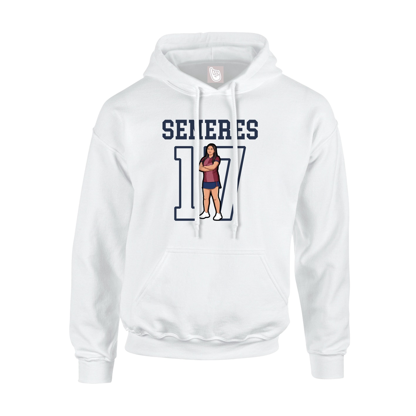 Youth Hoodie — Shirsey in White