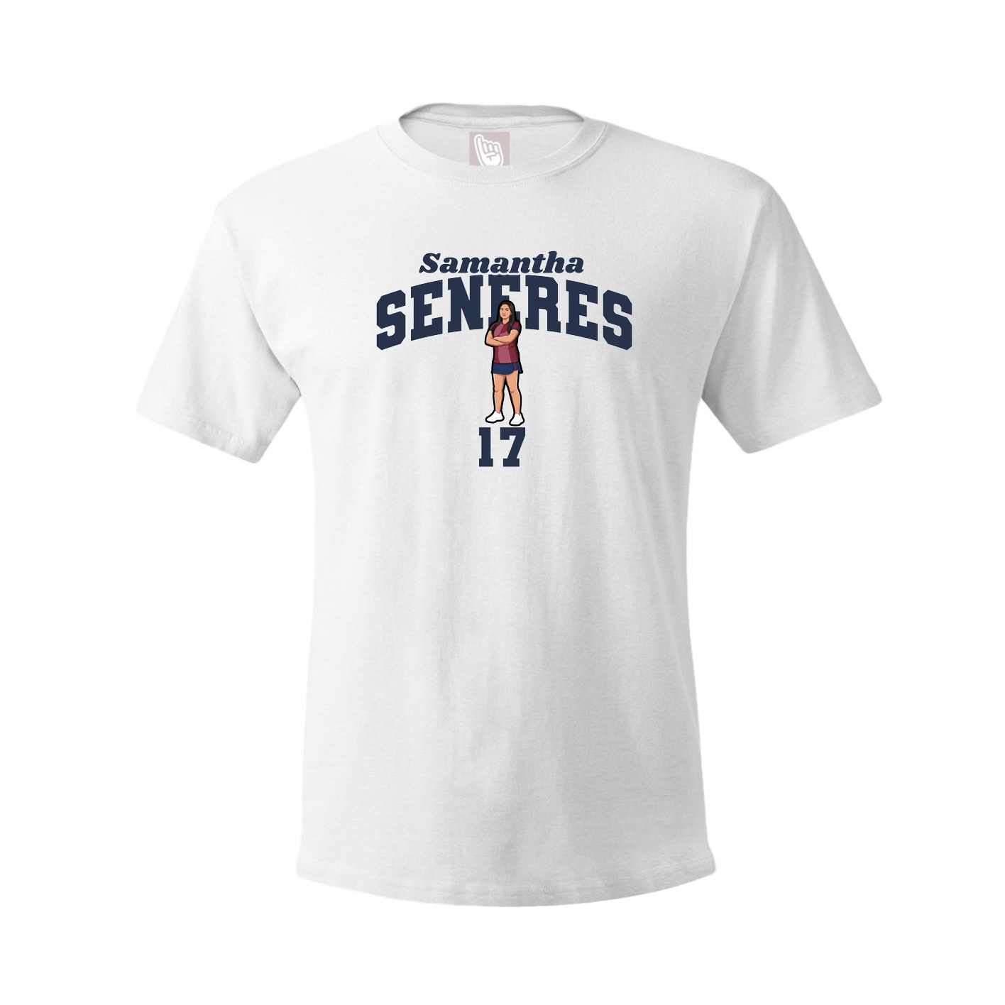 Tee — Signature Arch in White