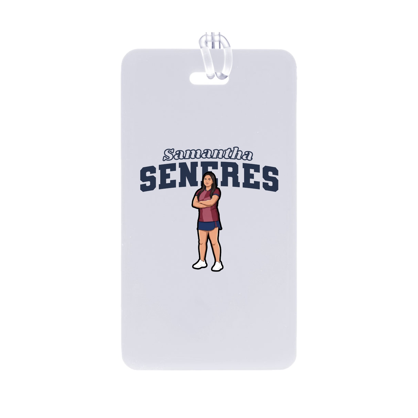 Bag Tag — Name Arch in Classic