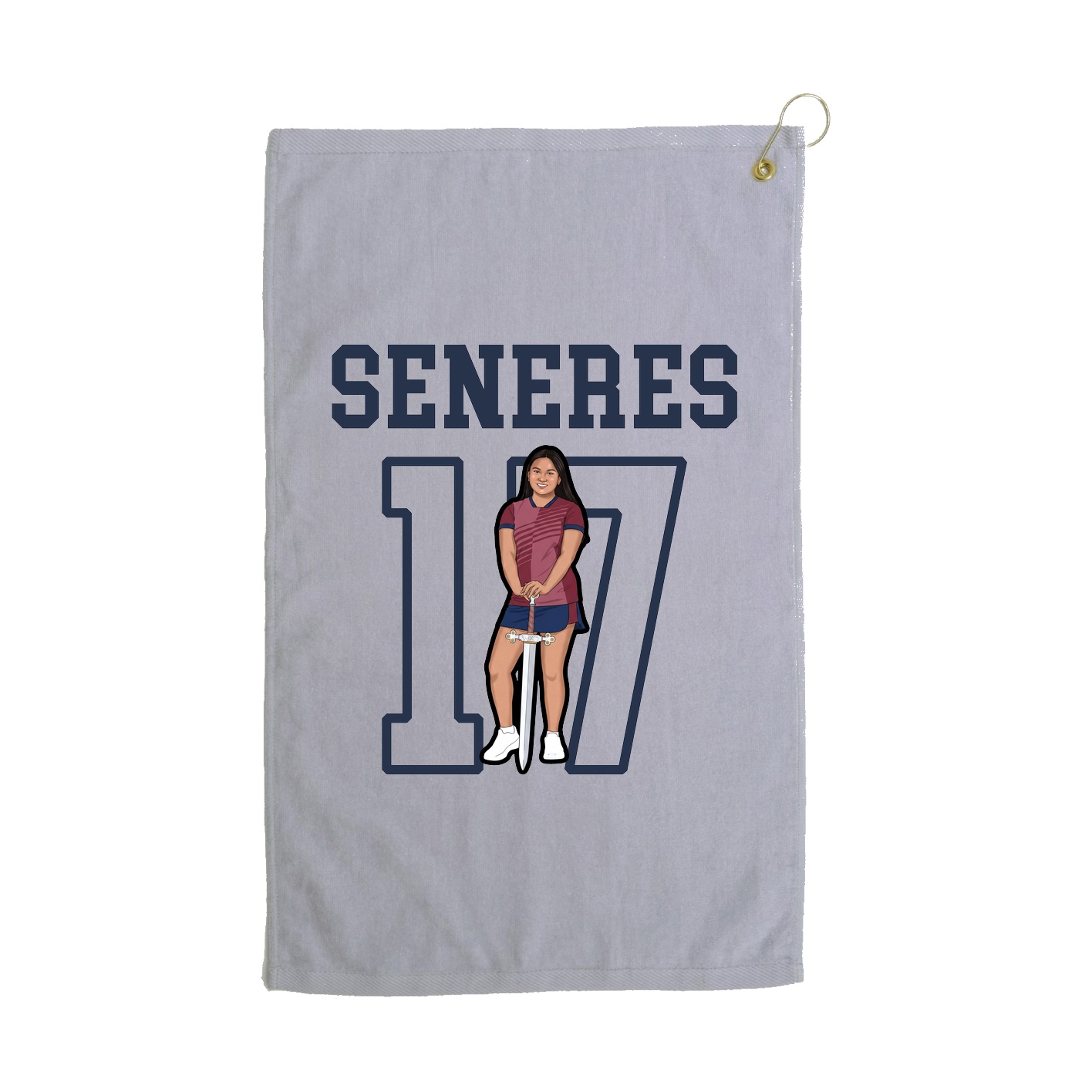 Golf Towel — Shirsey in Grey