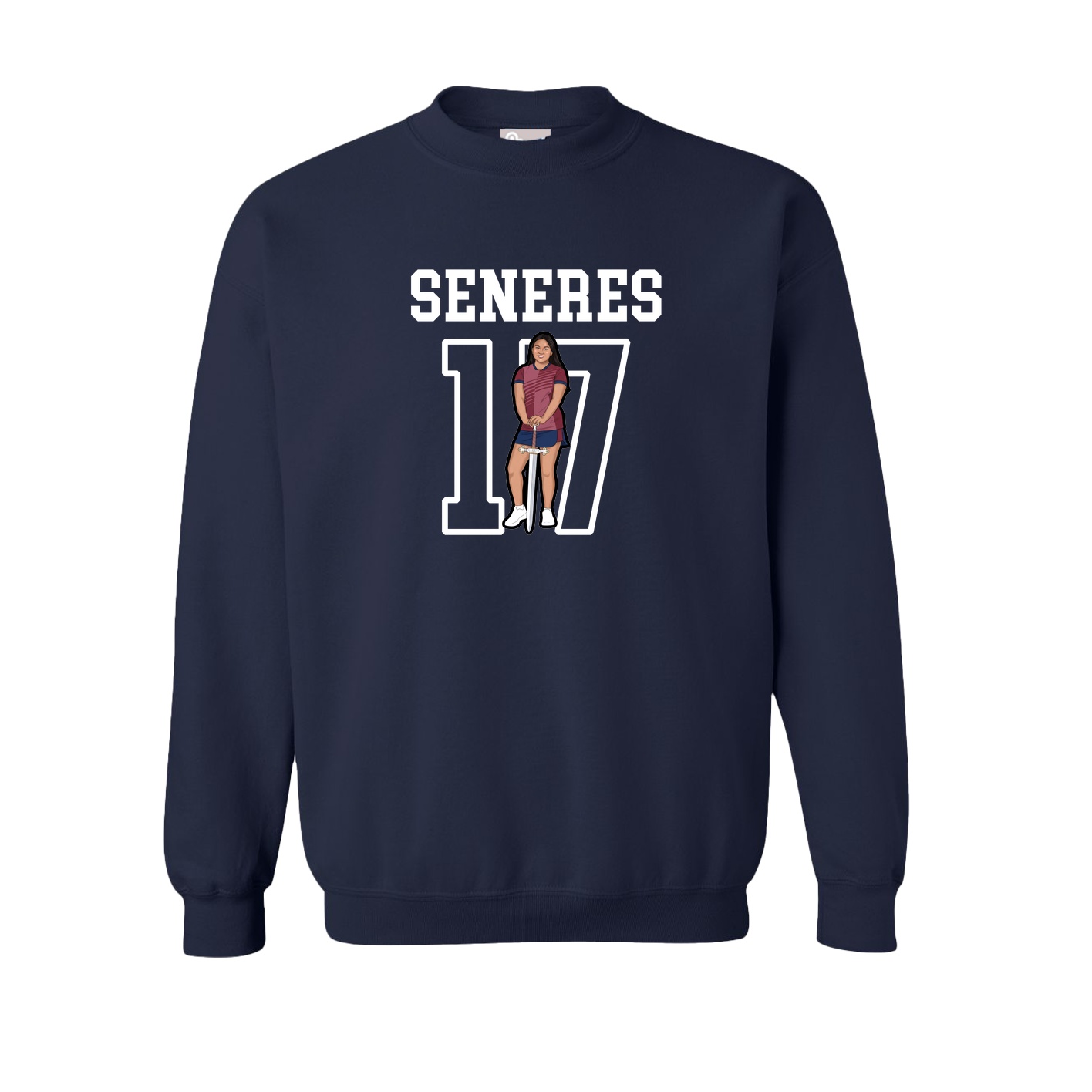 Fleece Crew — Shirsey in Navy