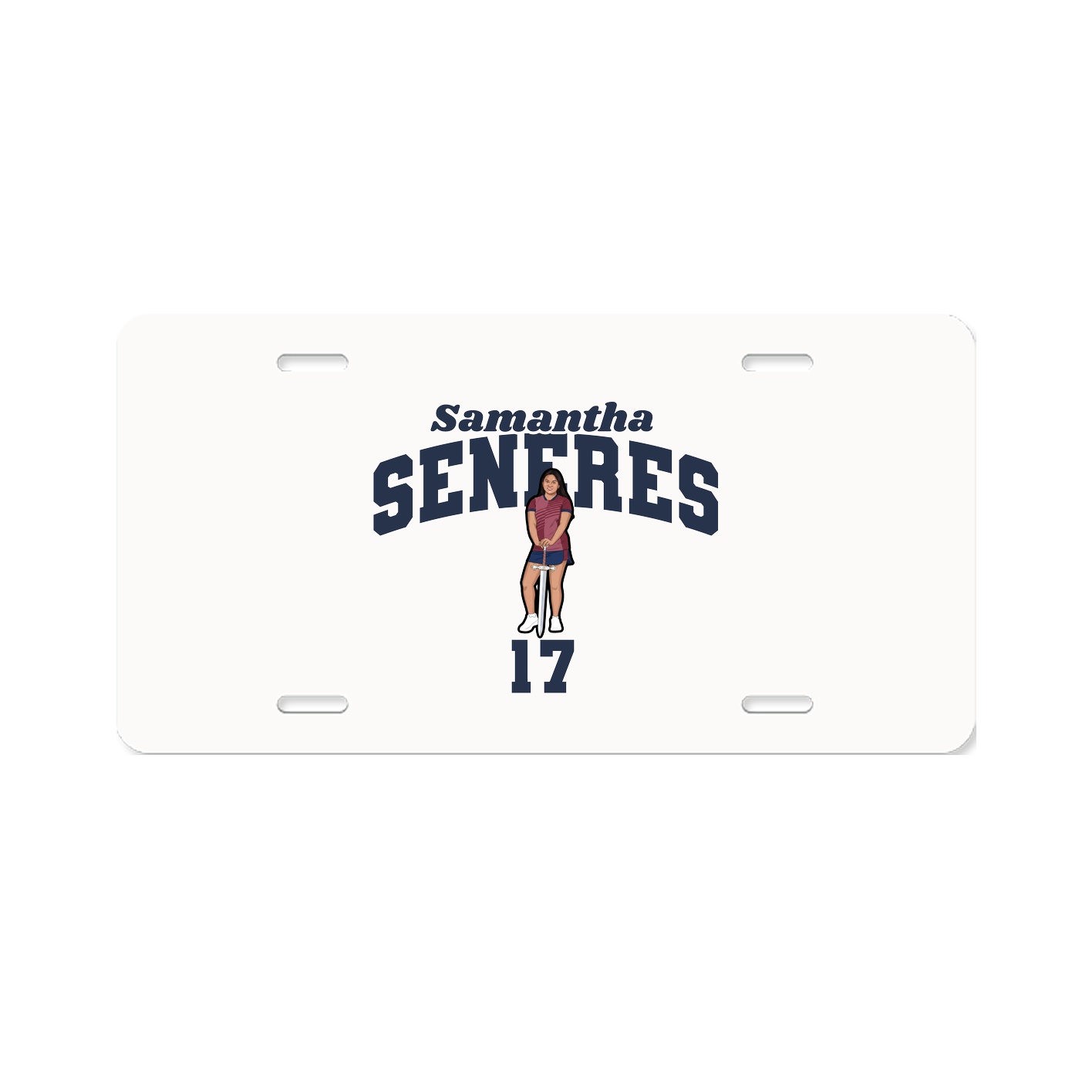 License Plate — Signature Arch in Classic