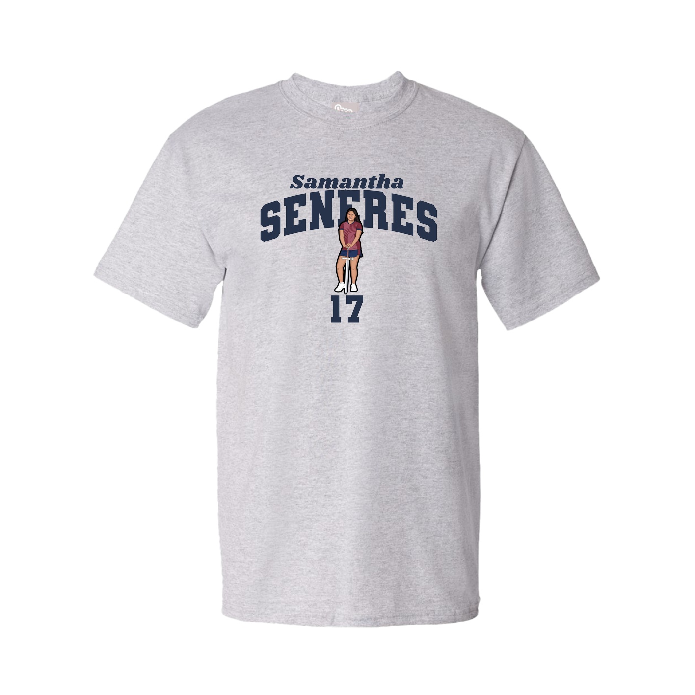 Youth Tee — Signature Arch in Grey