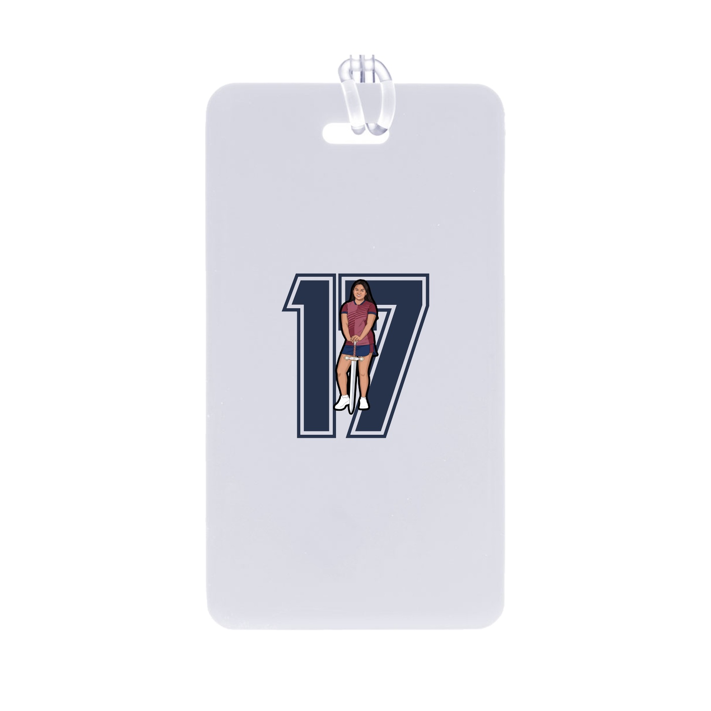 Bag Tag — Number in Classic