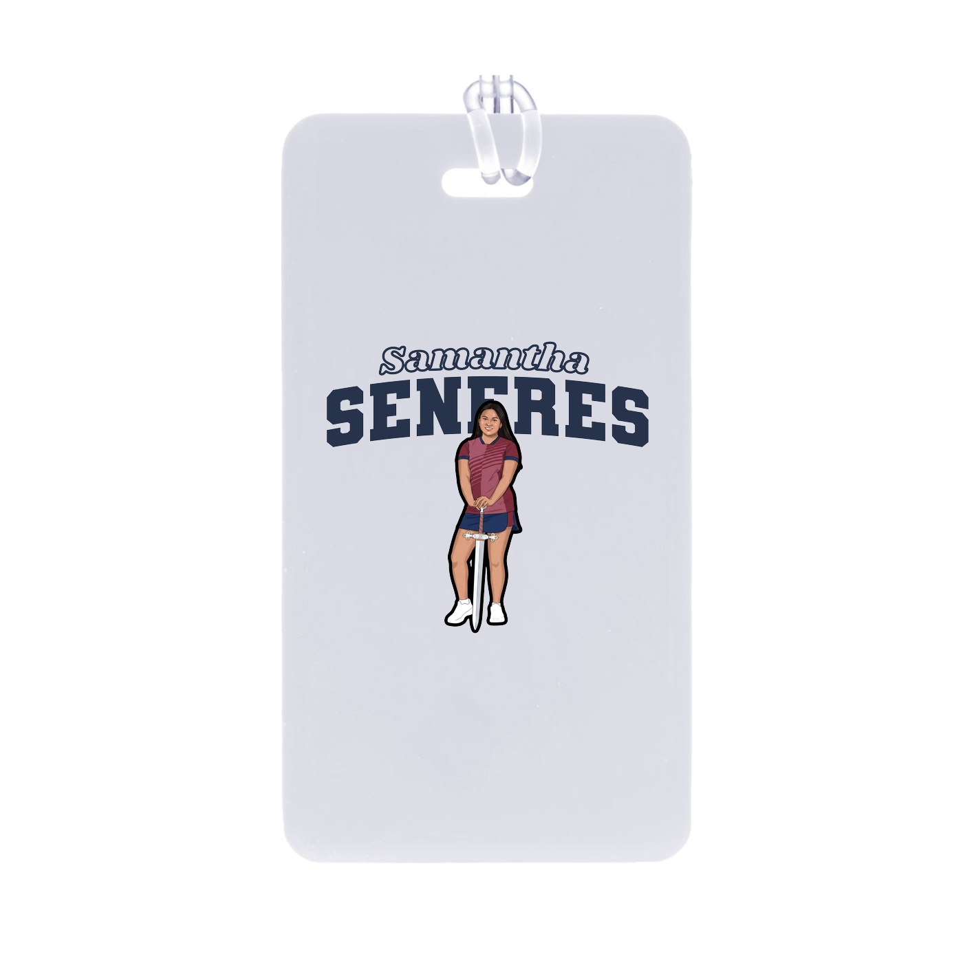 Bag Tag — Name Arch in Classic