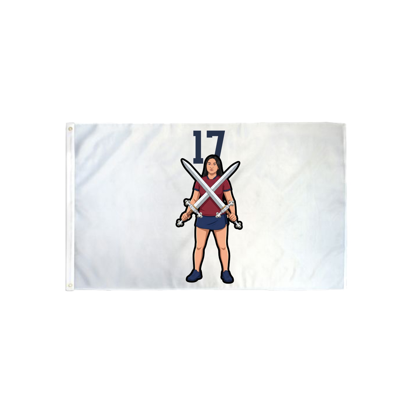 3x5 Flag — Number Top in Classic