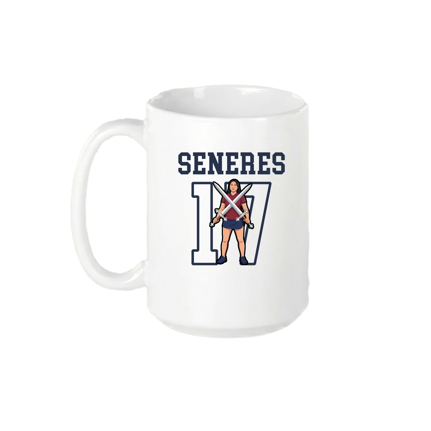 15oz Coffee Mug — Shirsey in White