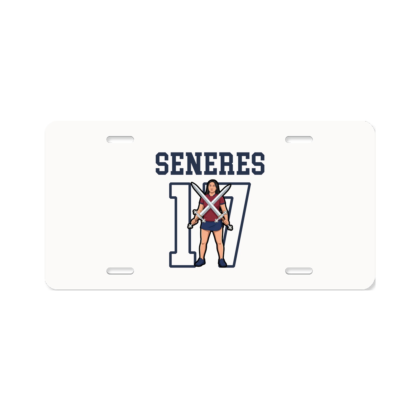 License Plate — Shirsey in Classic