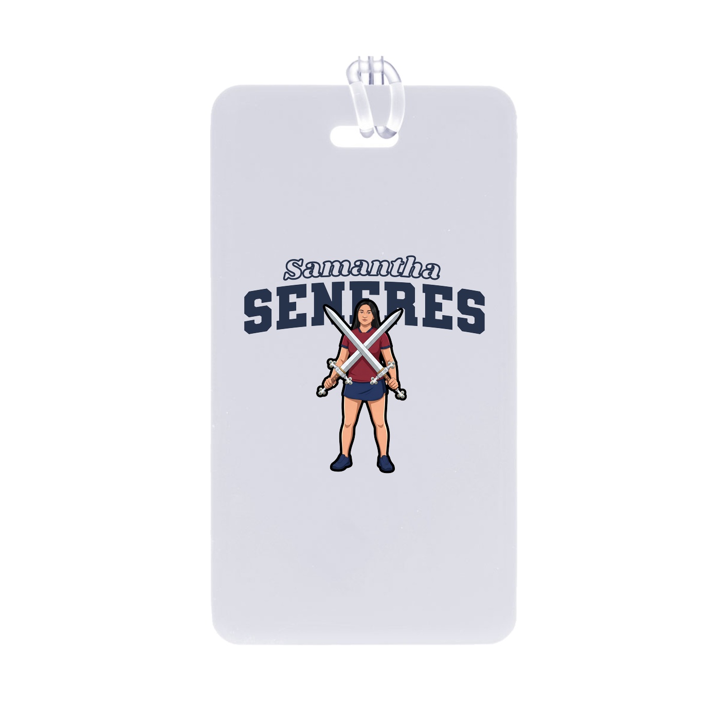 Bag Tag — Name Arch in Classic