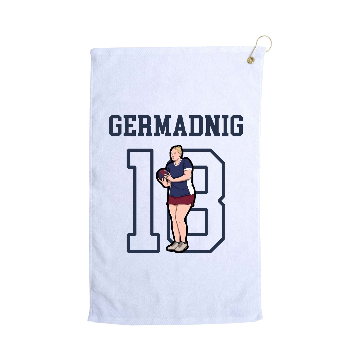 Golf Towel — Shirsey in White