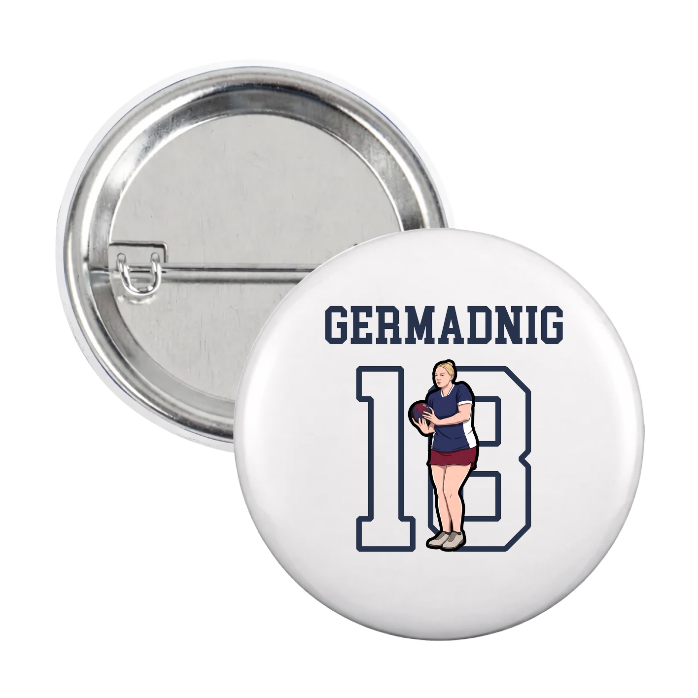 Game Day Button — Shirsey in White