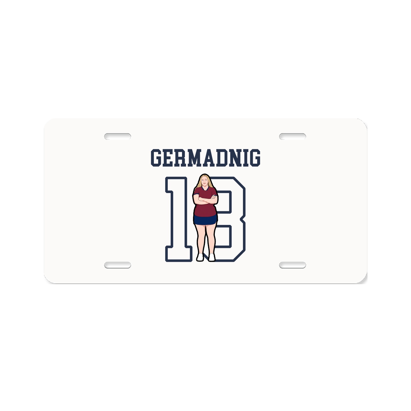 License Plate — Shirsey in Classic