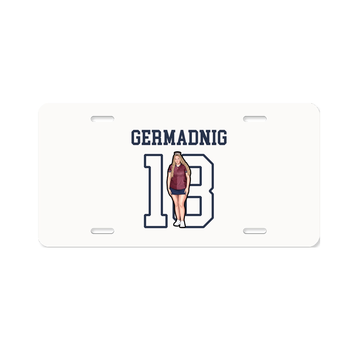 License Plate — Shirsey in Classic