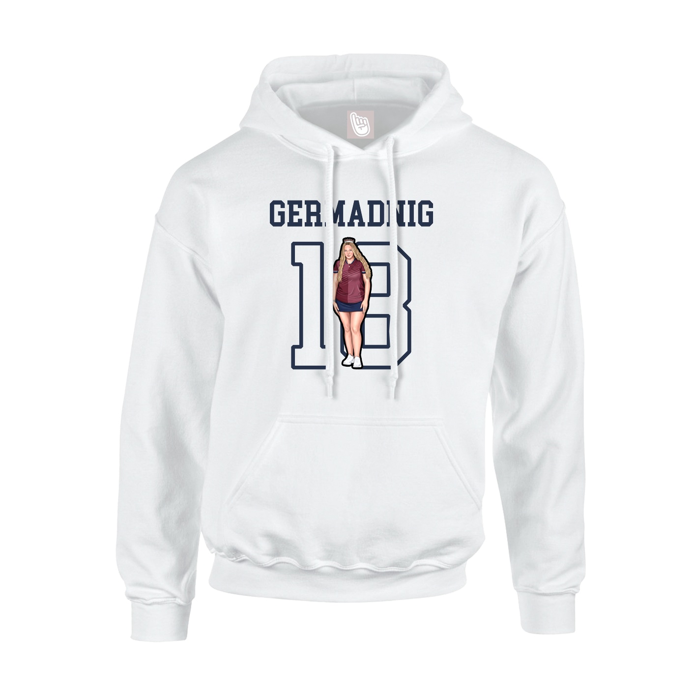Youth Hoodie — Shirsey in White