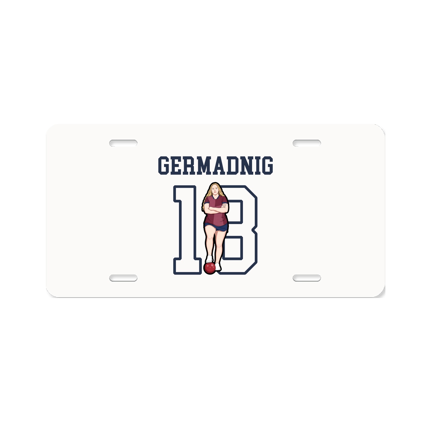License Plate — Shirsey in Classic