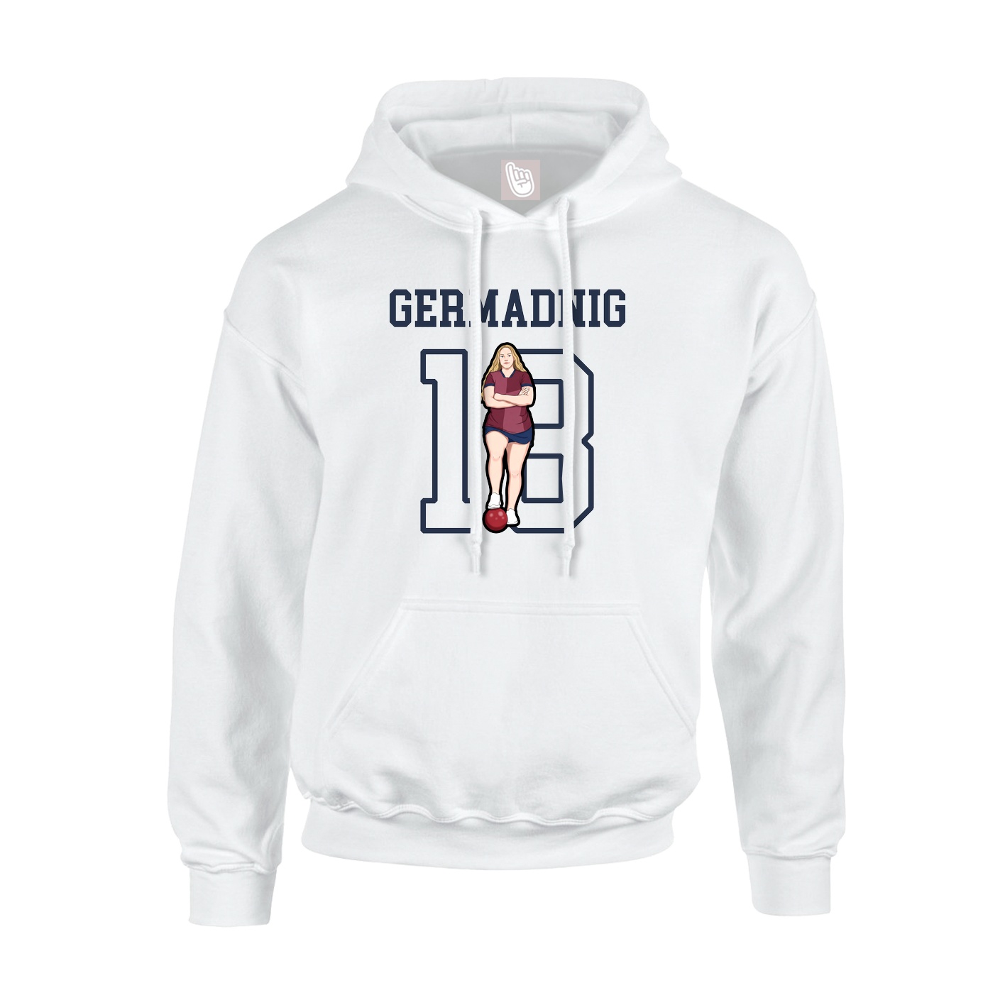 Hoodie — Shirsey in White