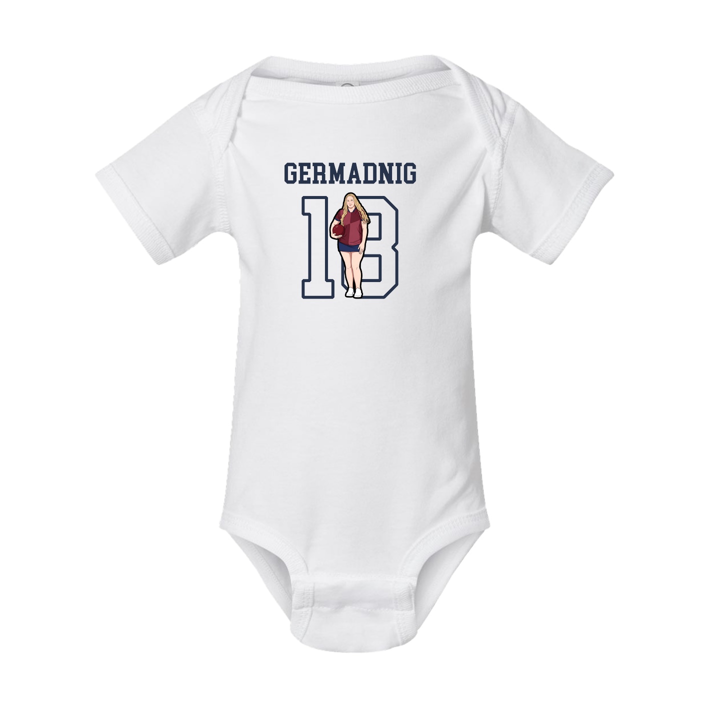 Baby Onesie — Shirsey in White