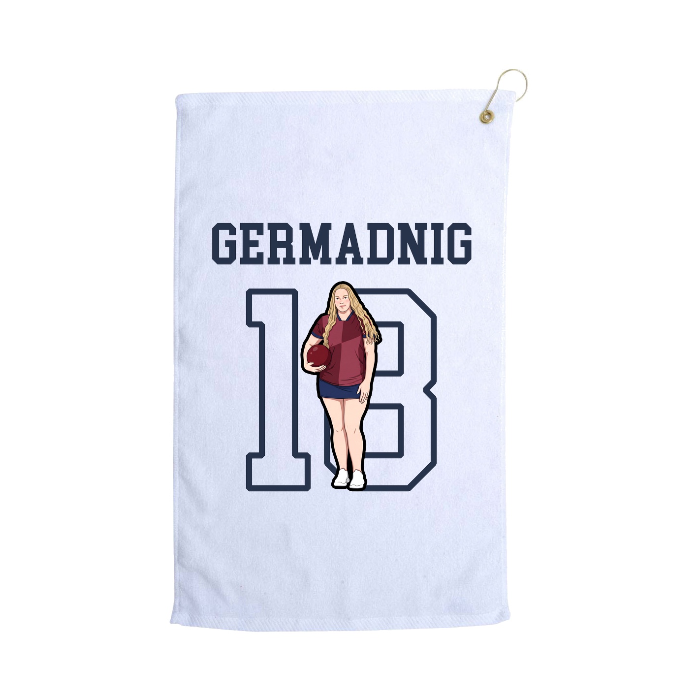 Golf Towel — Shirsey in White