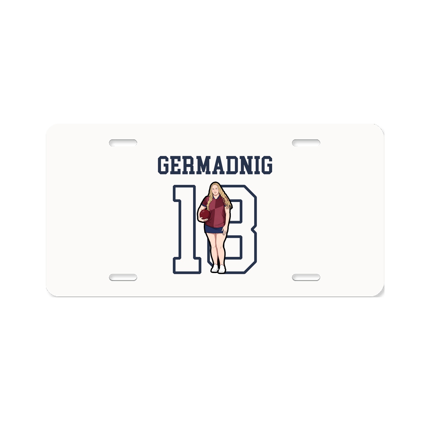 License Plate — Shirsey in Classic