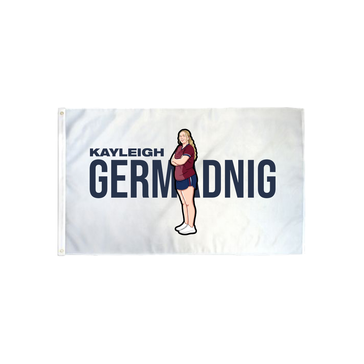 3x5 Flag — Player Name in Classic