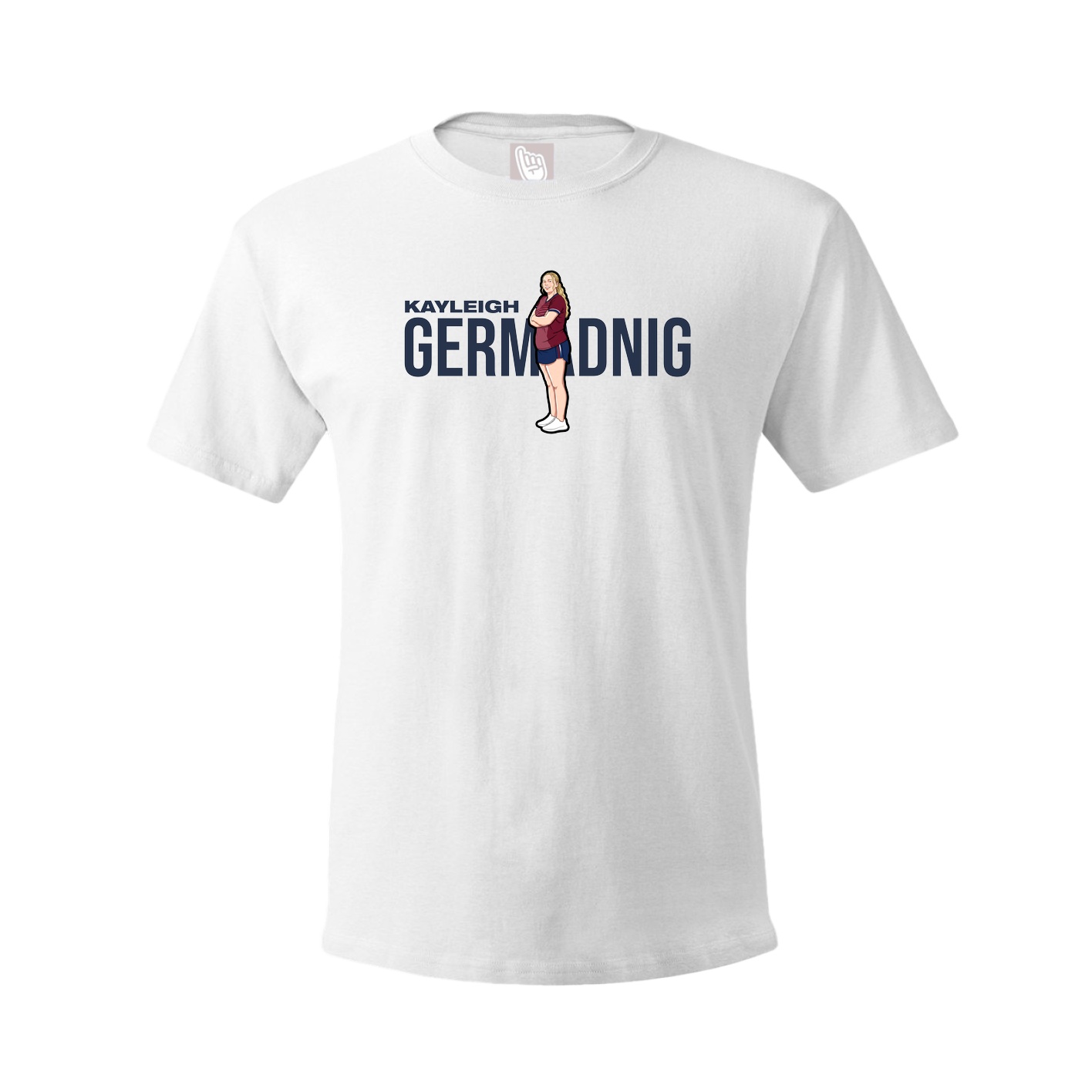 Youth Tee — Player Name in White