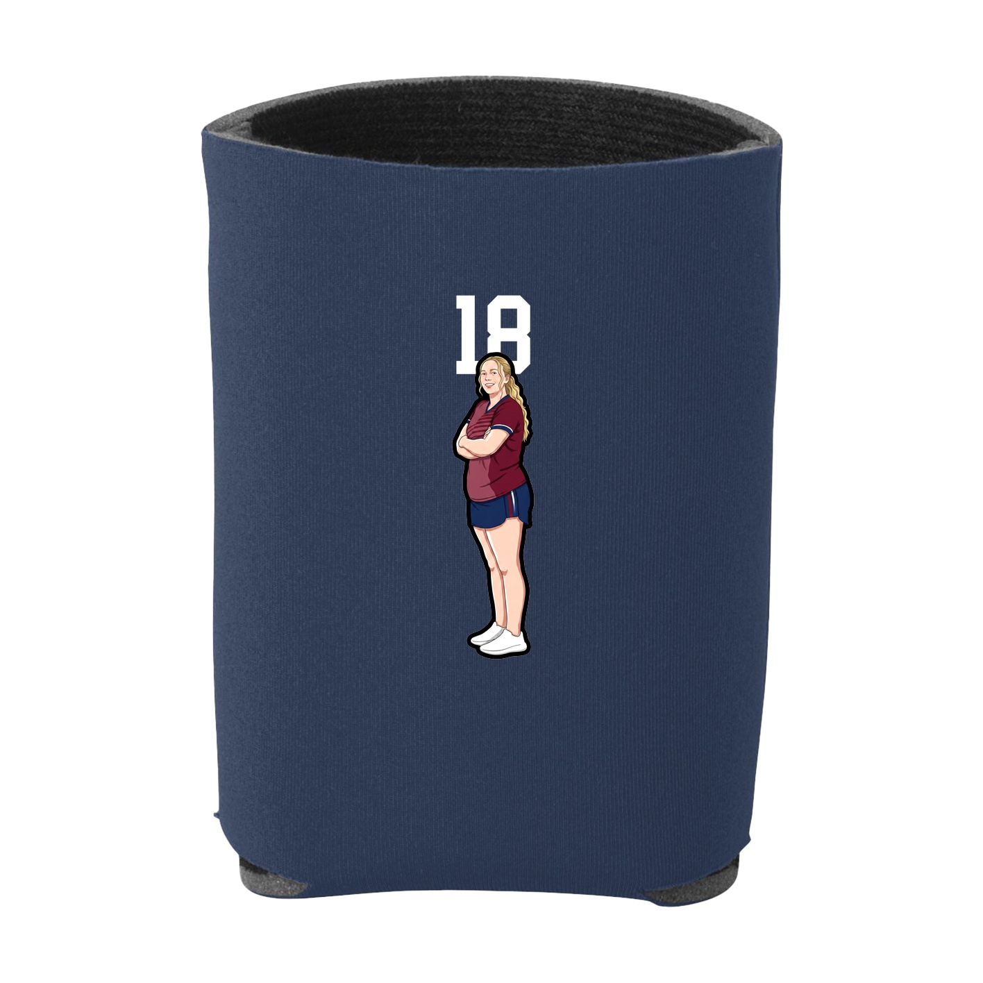 Can Holder — Number Top in Navy