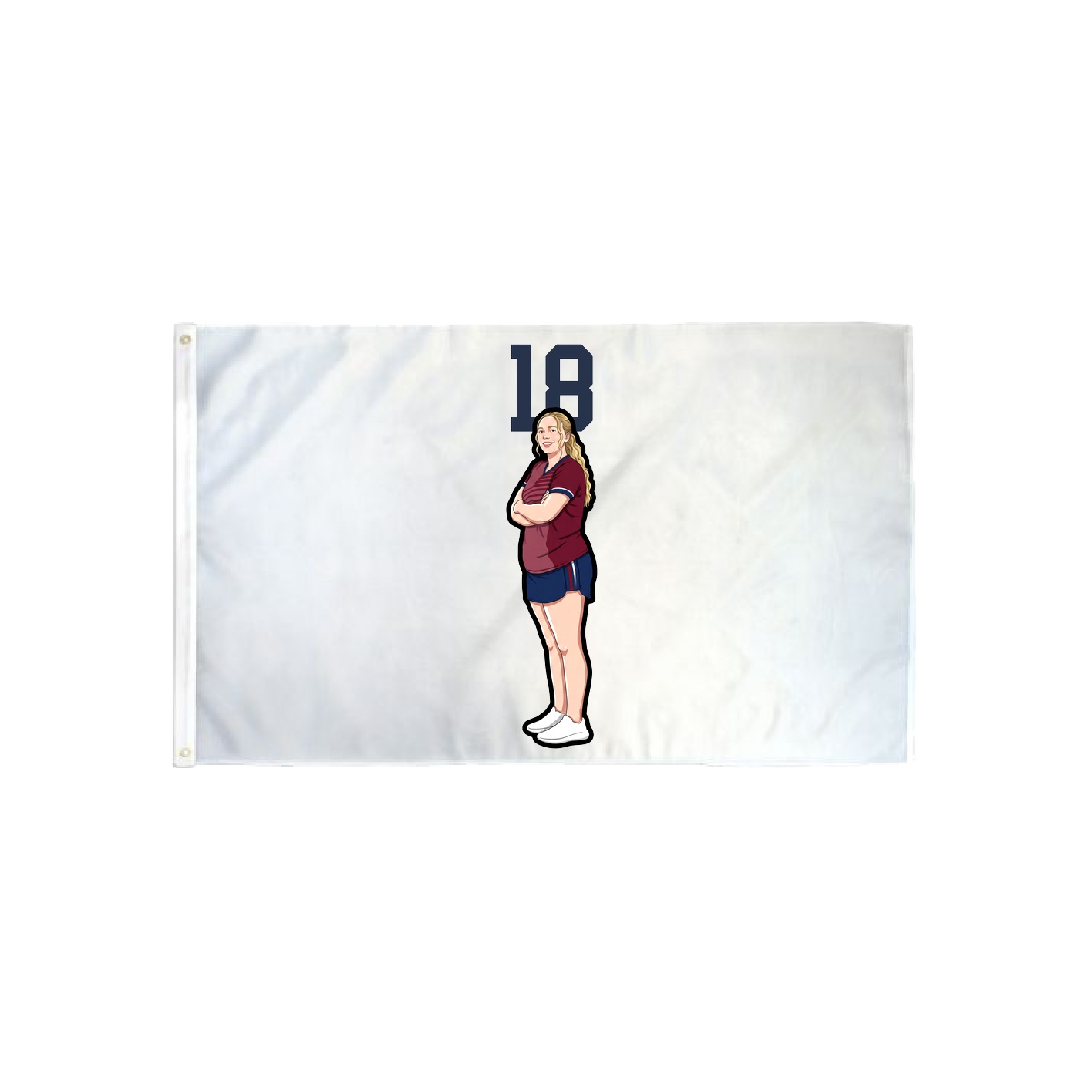3x5 Flag — Number Top in Classic