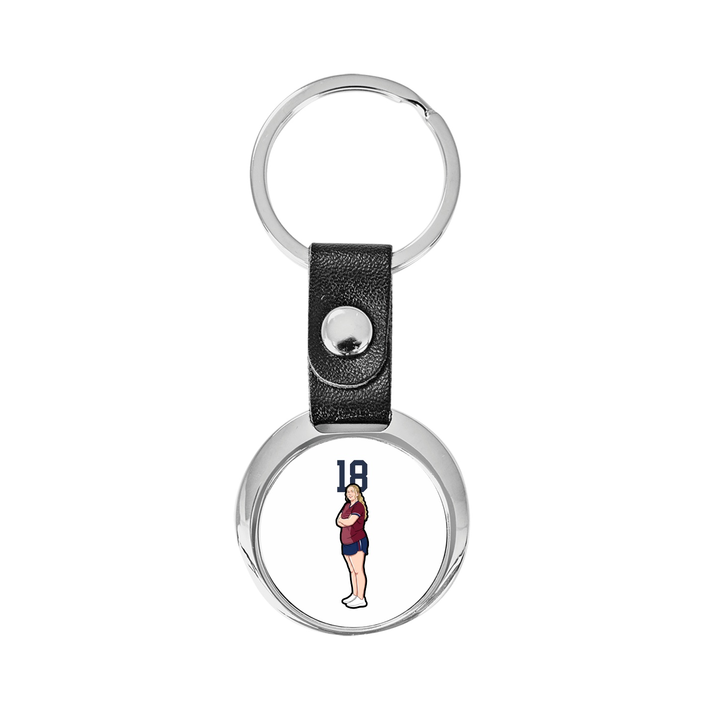 Key Chain — Number Top in Classic