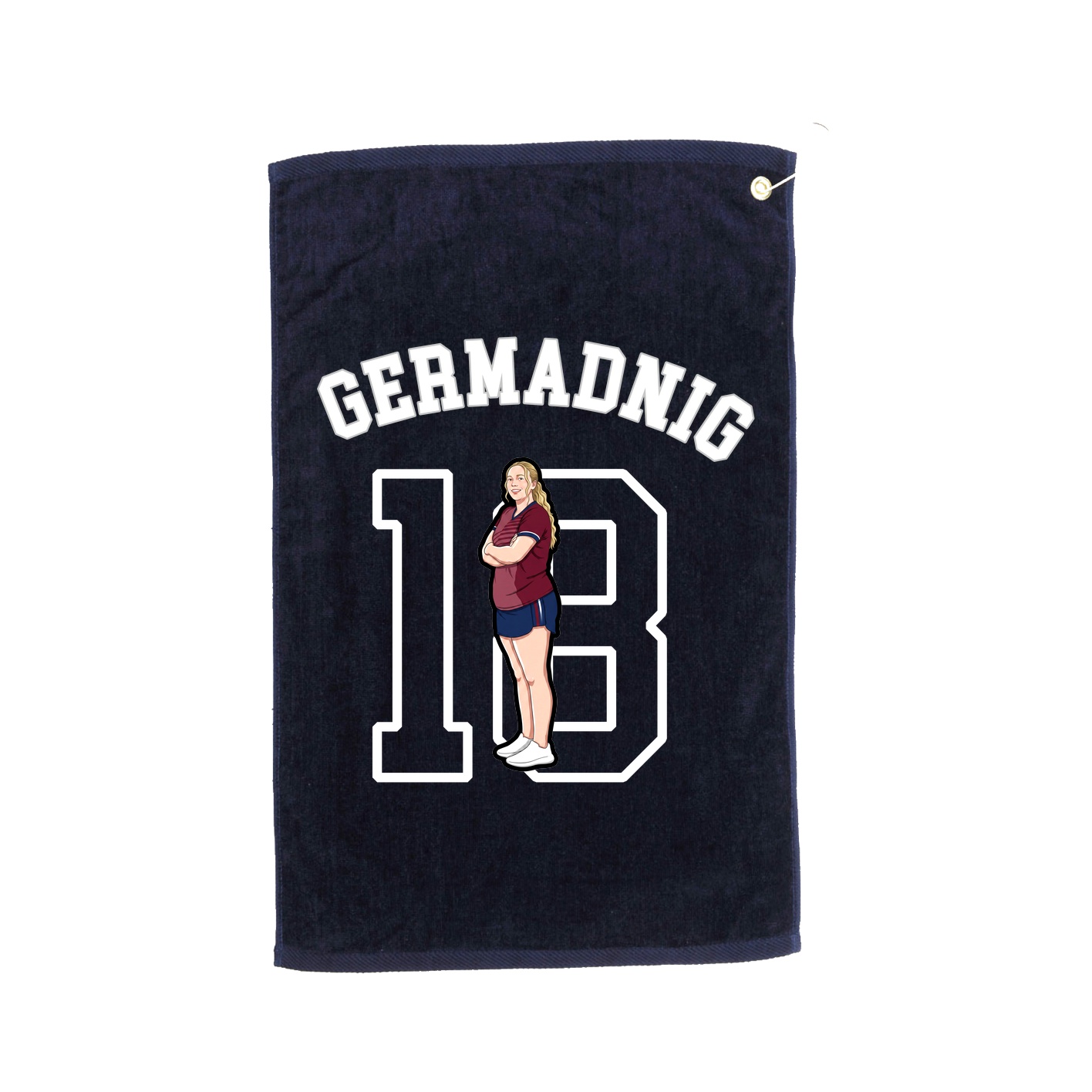 Golf Towel — Shirsey Arch in Navy