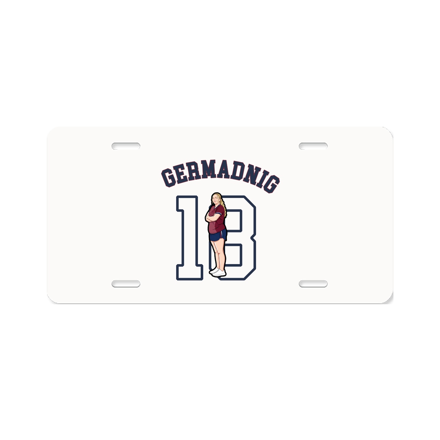 License Plate — Shirsey Arch in Classic