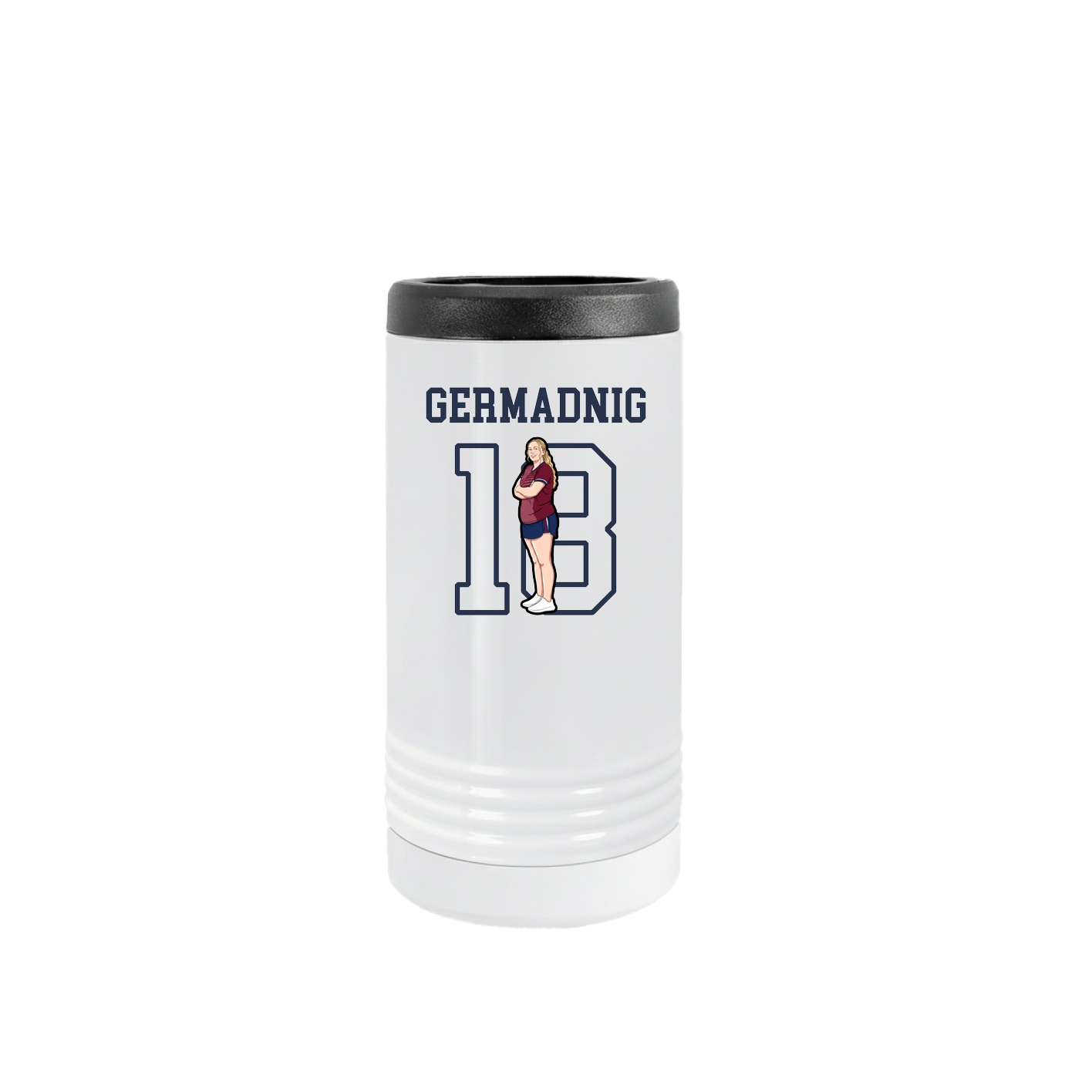 Slim Beverage Holder — Shirsey in White