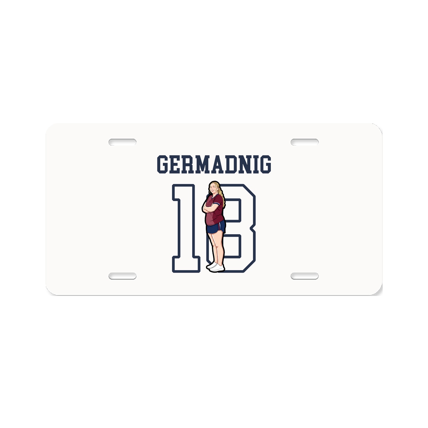 License Plate — Shirsey in Classic