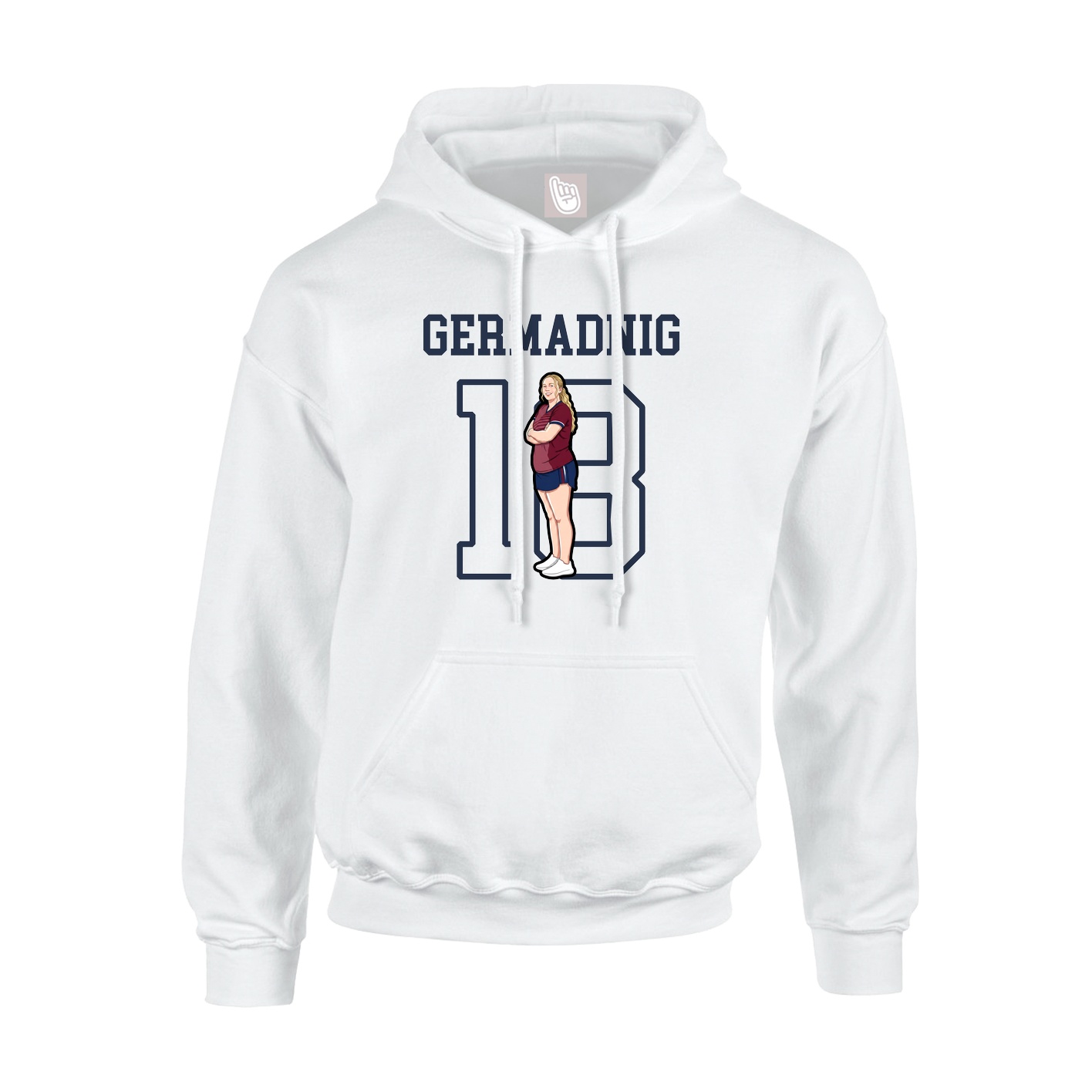 Youth Hoodie — Shirsey in White