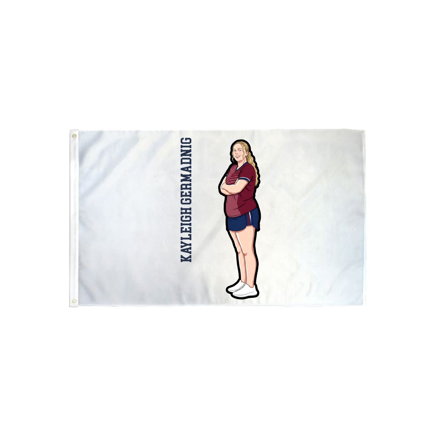3x5 Flag — Name Vertical in Classic