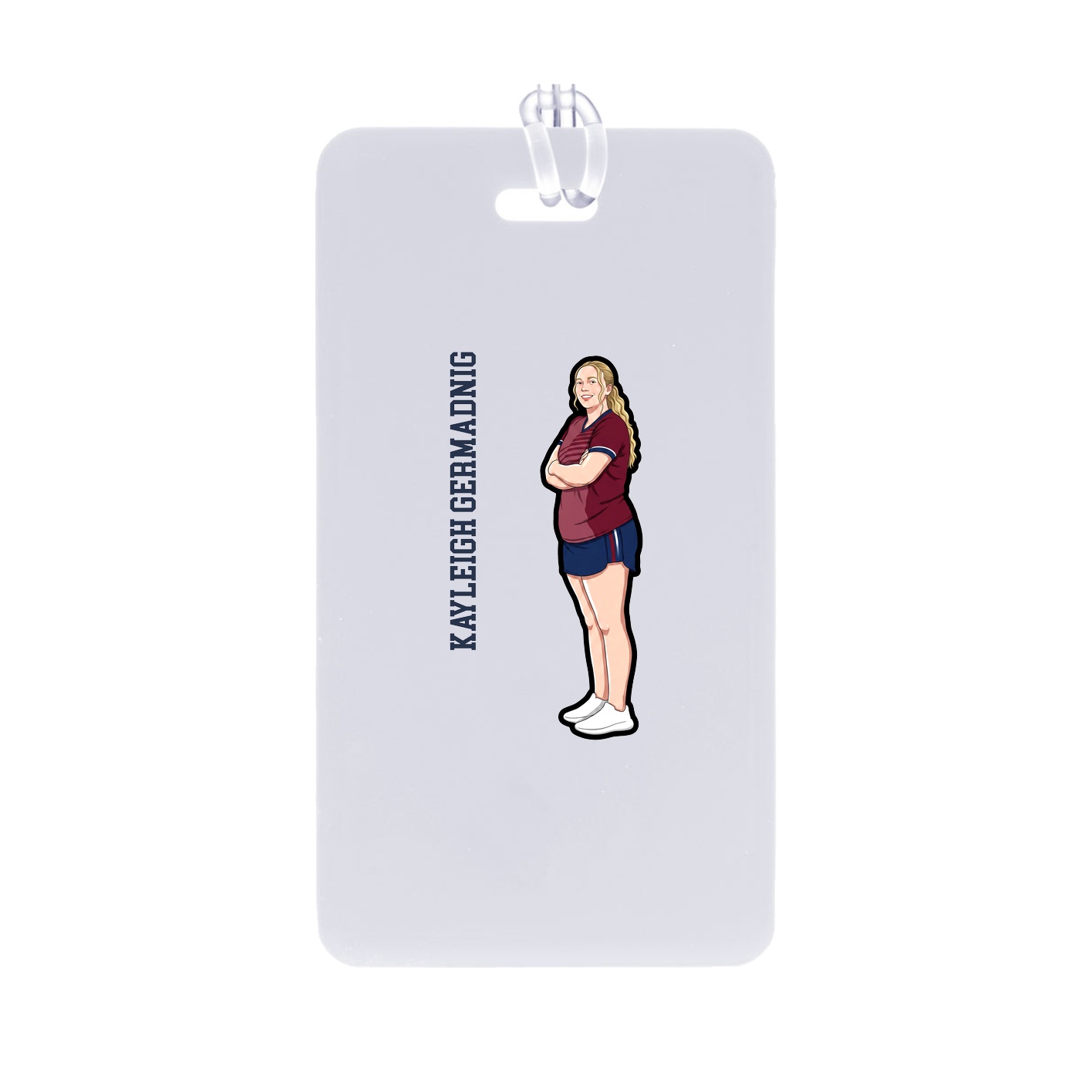 Bag Tag — Name Vertical in Classic