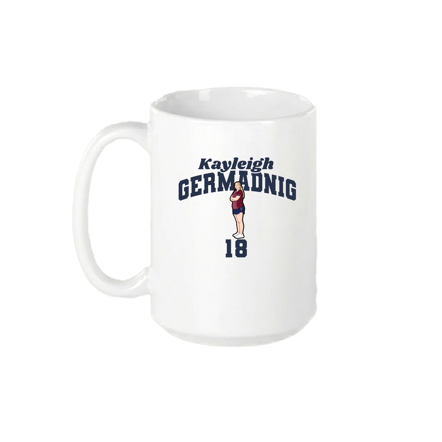 15oz Coffee Mug — Signature Arch in White
