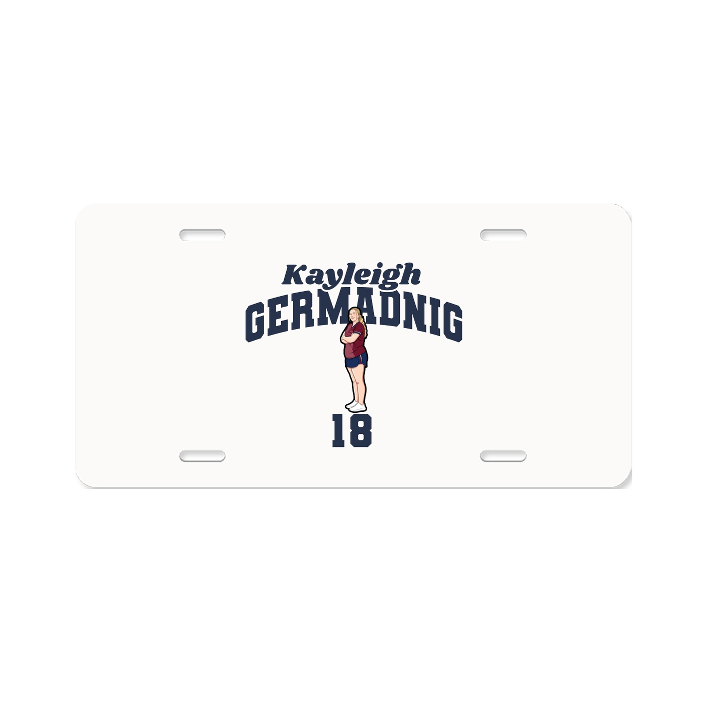 License Plate — Signature Arch in Classic