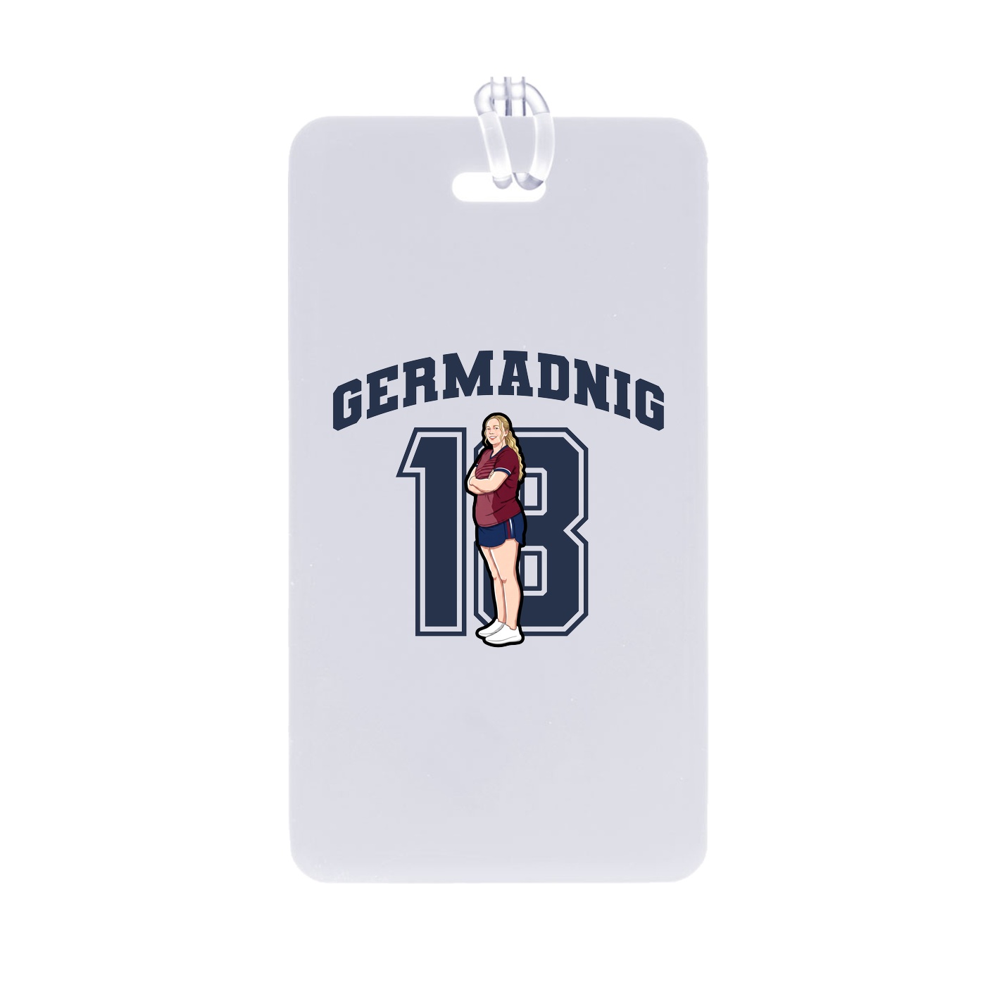 Bag Tag — Number in Classic