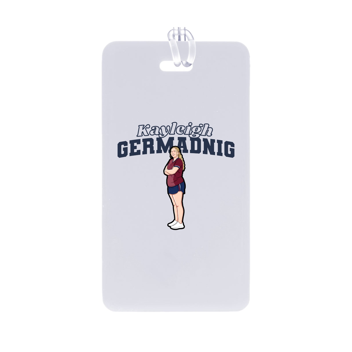 Bag Tag — Name Arch in Classic