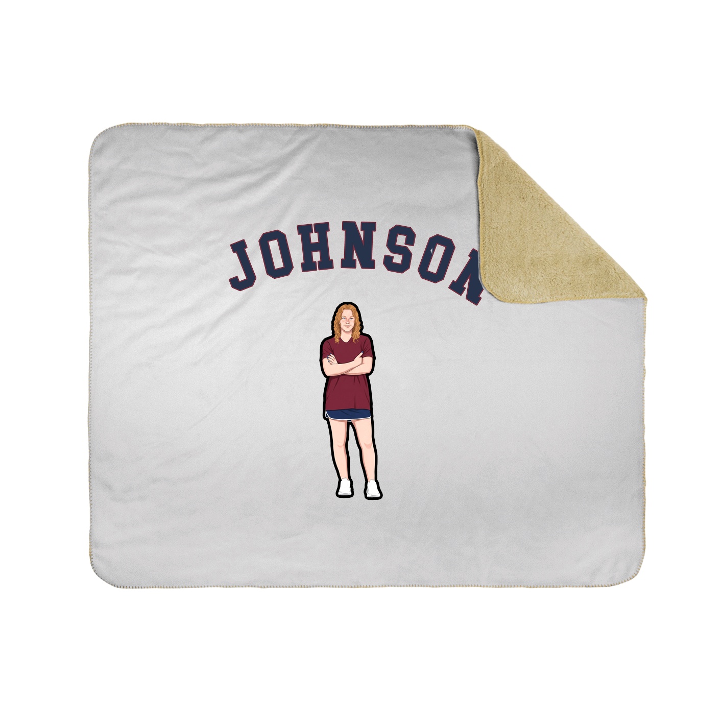 Throw Blanket — Shirsey Arch in White