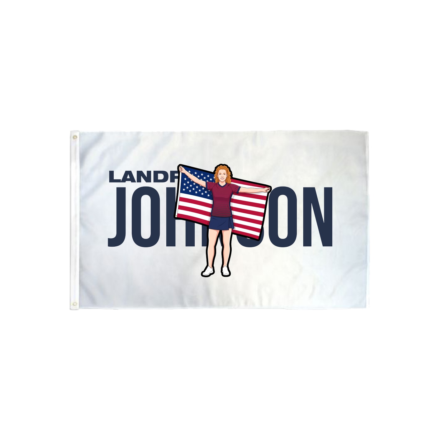 3x5 Flag — Player Name in Classic