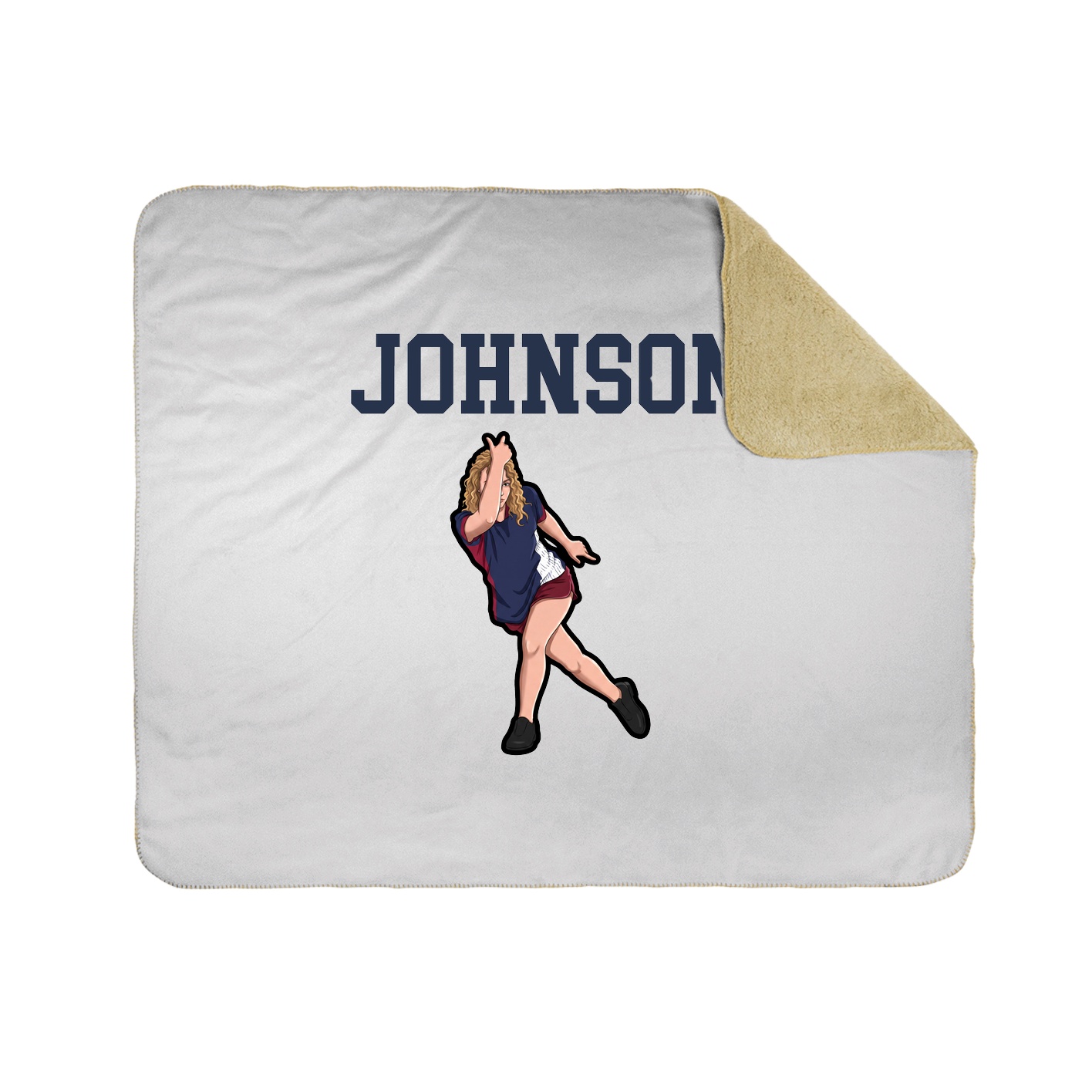 Throw Blanket — Shirsey in White